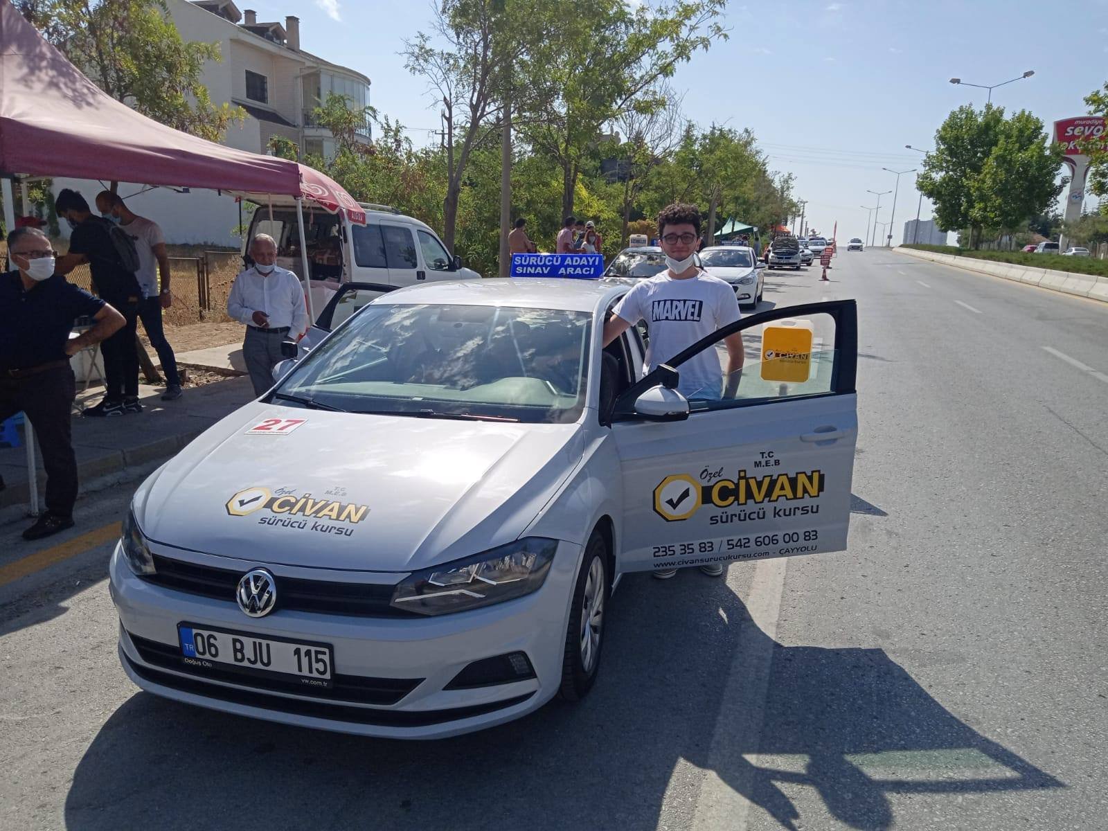 Ehliyet Sınavı Sınav Fotoğrafları